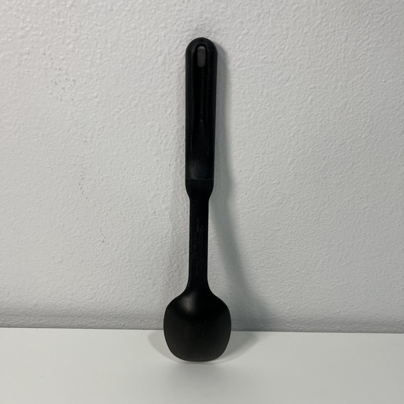 The Pampered Chef Slotted Spatula Black Nylon Spoon Utensil Set 13" USA - Picture 13 of 16